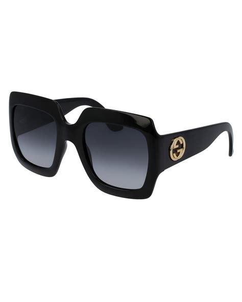 gucci 57mm oversized sunglasses|gucci square sunglasses men.